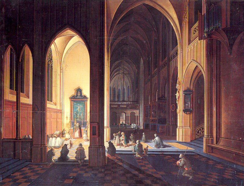 Neeffs, Peter the Elder Interior of a Gothic Church